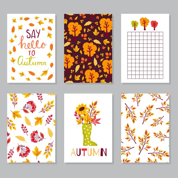 Set sonbahar kartları