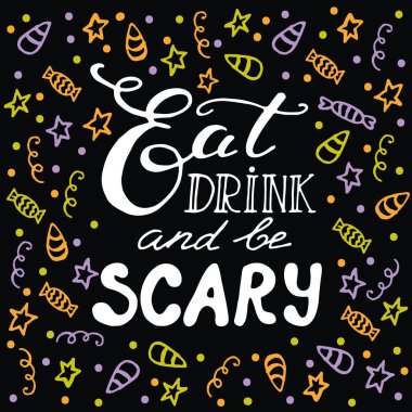 Cadılar Bayramı tebrik kartı