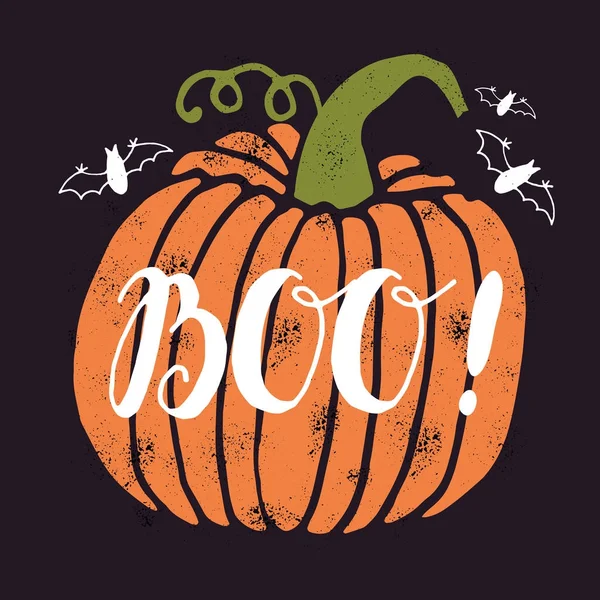 Halloween pozdravy karta — Stockový vektor