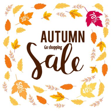 Sonbahar satışı el ilanı