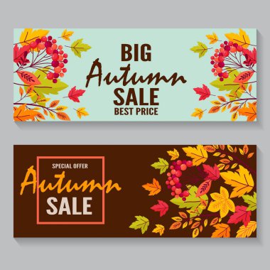 Sonbahar satışı el ilanı