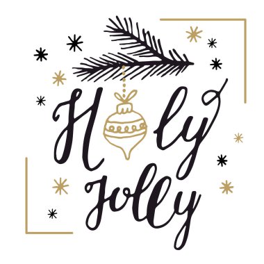 Süslü Merry Christmas tebrik kartları şablonları. Vektör çizim.