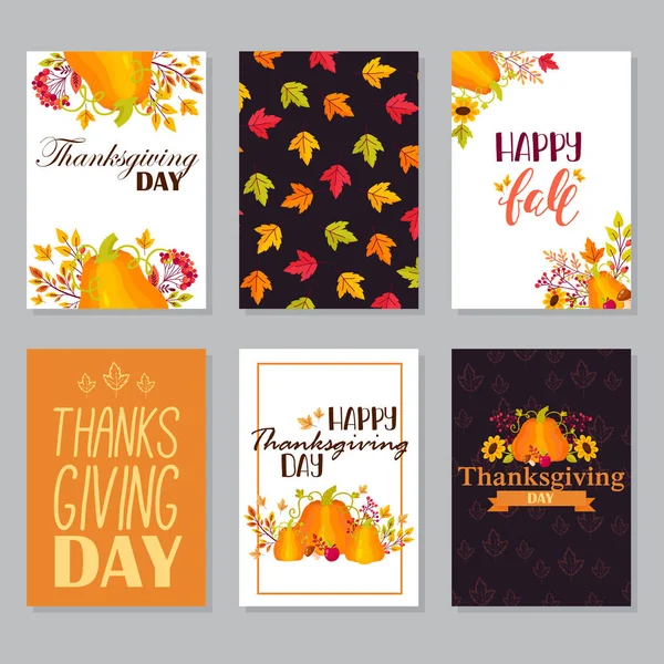 Баннеры Дня благодарения — стоковый вектор