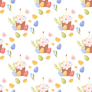 Kusursuz paskalyanız kutlu olsun. Çiçekler ve yumurtalarla Paskalya Baharı