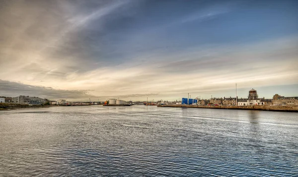 Aberdeen harbour, Scotland, United Kingdom.