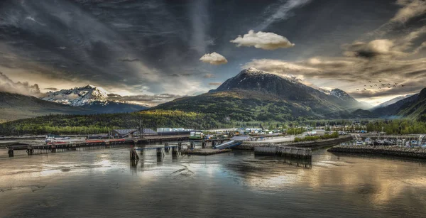 Skagway Bay in Alaska — Stockfoto