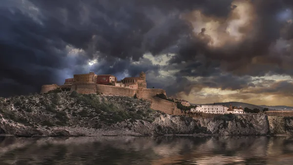 Castillo de Ibiza - Dalt vila . — Foto de Stock