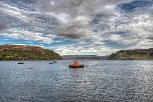 Portree est la capitale et la plus grande ville de l "île de Skye dans les Hébrides intérieures de l" Écosse, Royaume-Uni — Photo