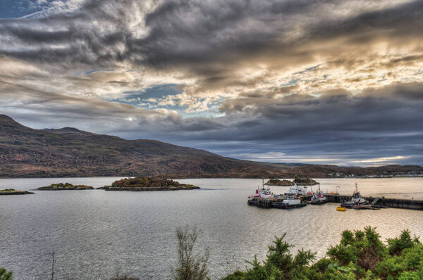 Kyle of Lochalsh in the Scottish Highlands
