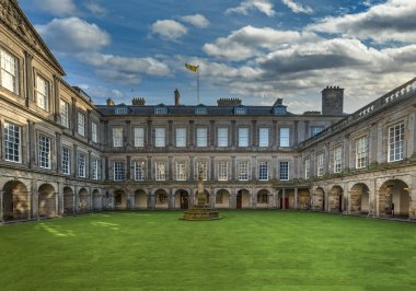 Palace of Holyrood House - The attractive city of Edinburgh - Scotland  clipart