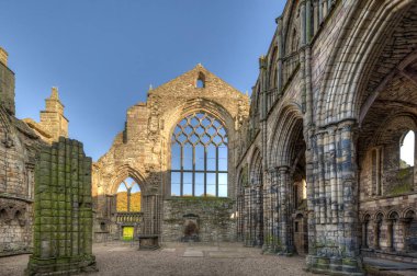 Holyrood Sarayı - Çekici şehir Edinburgh - İskoçya 