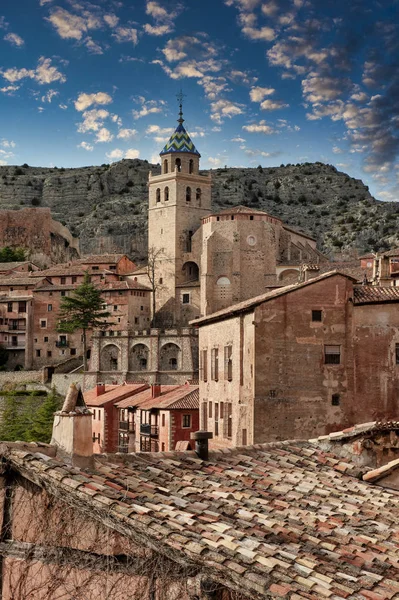 Den vackra staden Albarracn i provinsen Teruel i Spanien — Stockfoto