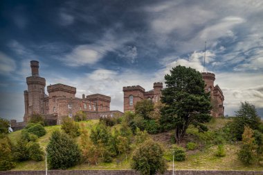 Inverness Kalesi. Inverness Şehri, İskoçya, Birleşik Krallık