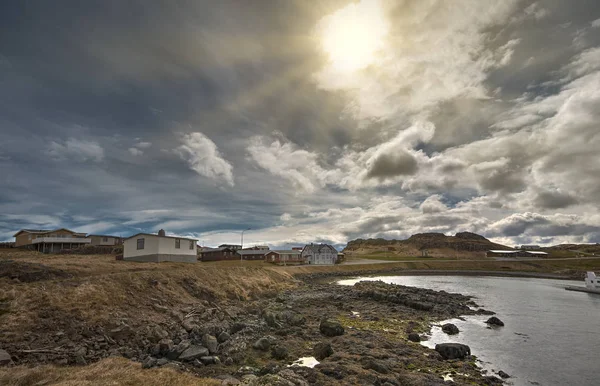 Порт города Джпивогур - Исландия — стоковое фото