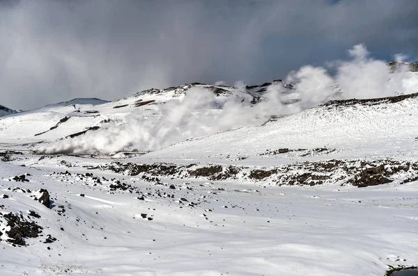 Zona geotermal em M de Andorra - Islândia — Fotografia de Stock