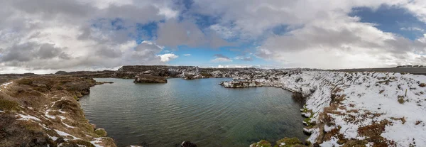 Jezioro myvatn w Północnej Islandii — Zdjęcie stockowe