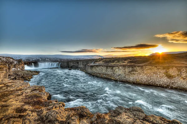 Fiume Skjlfandafljt en el municipio de Thingeyjarsveit - Islanda — Foto Stock