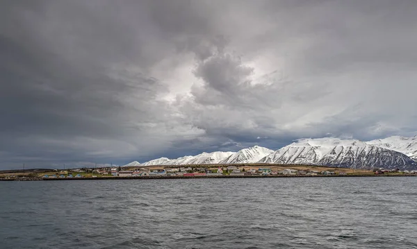Деревня острова Хрисей в Исландии — стоковое фото