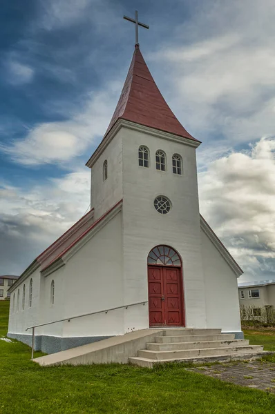 Церква Хізі. Острів Грісі в Ісландії — стокове фото