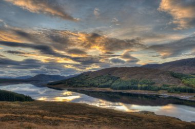 Loch Loyne in the Scottish highlands