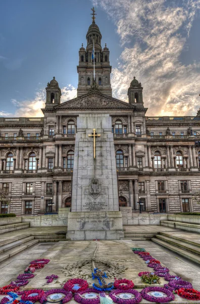 Glasgow City Chambers, de stad Glasgow in Schotland, Verenigd Koninkrijk — Stockfoto