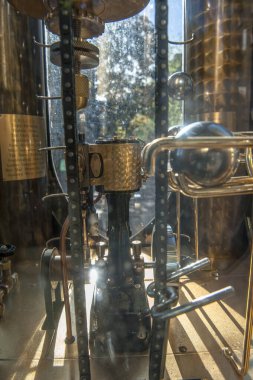 Vancouver 'da buharlı saat - Kanada.