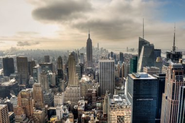 New York şehrinin panoramisi.