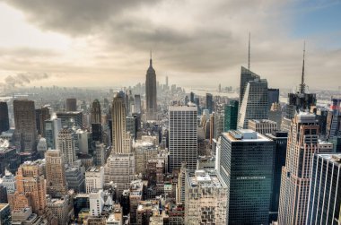 New York şehrinin panoramisi.