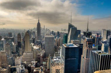 New York şehrinin panoramisi.