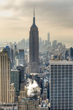 New York şehrinin panoramisi.