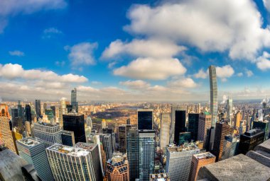New York şehrinin panoramisi.
