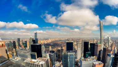 New York şehrinin panoramisi.