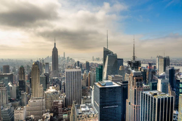 Panorâmica Cidade Nova Iorque — Fotografia de Stock
