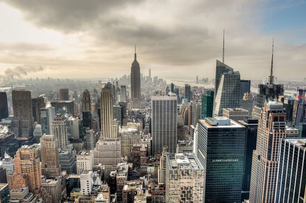 Panoramisch Uitzicht Stad New York — Stockfoto
