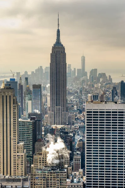 Panoramisch Uitzicht Stad New York — Stockfoto