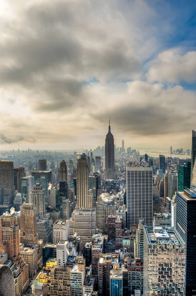 Panoramisch Uitzicht Stad New York — Stockfoto