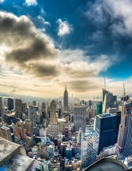 Панорама Міста Нью Йорк — стокове фото