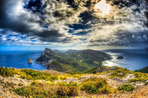 Espectacular Panorámica Formentor Palma Mallorca España — Foto de Stock