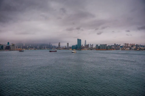 Victoria Puerto Hong Kong — Foto de Stock