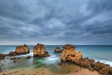 Praia De Arrifes, Algarve, Portekiz.
