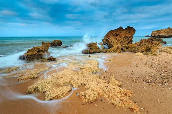 Praia de S\ o Rafael, Algarve, Portekiz — Stok fotoğraf