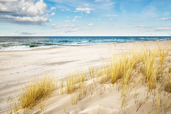 Балтийское море на польском побережье — стоковое фото