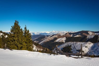 Yüksek dağlara bak.