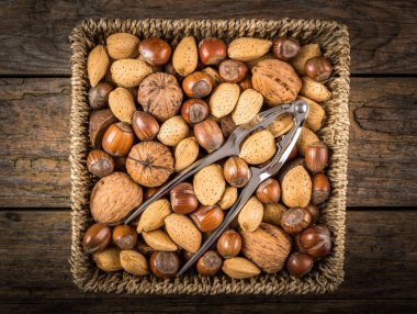 Çelik fındıkkıran ve fındık 