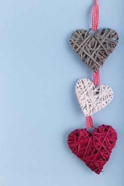 Dekoratif Sevgililer günü kalpleri