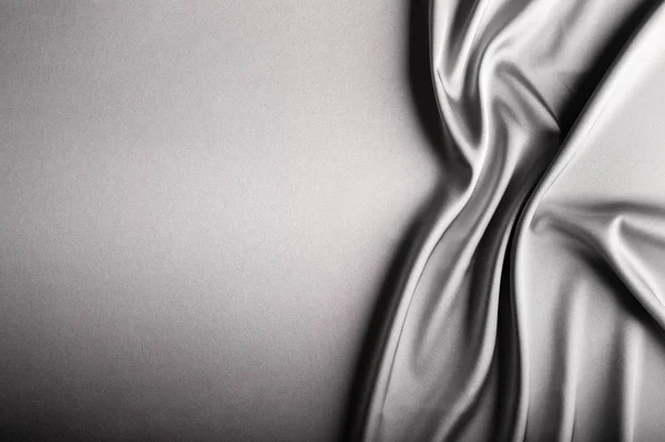 Блискучий срібний атлас — стокове фото
