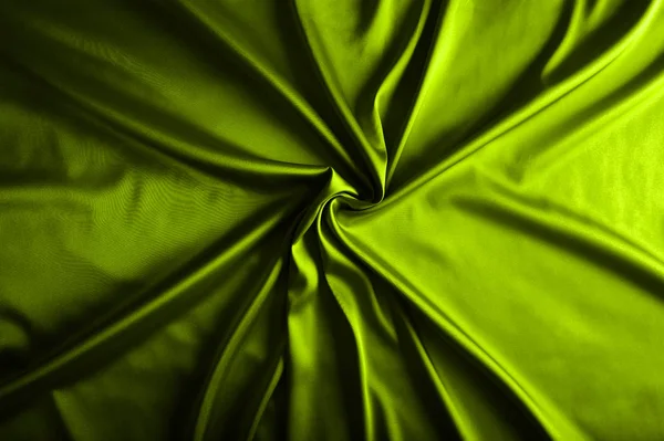 Satén verde — Foto de Stock