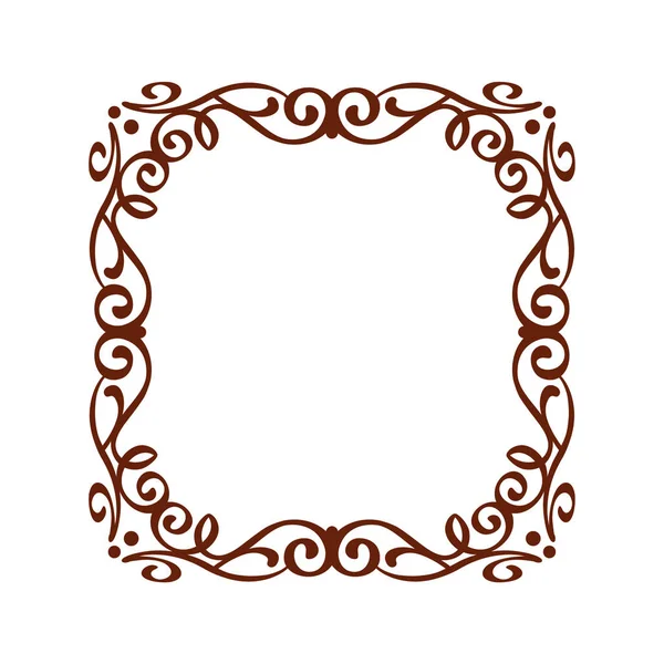 Marcos decorativos .Vintage vector.Well construido para una fácil edición . — Vector de stock