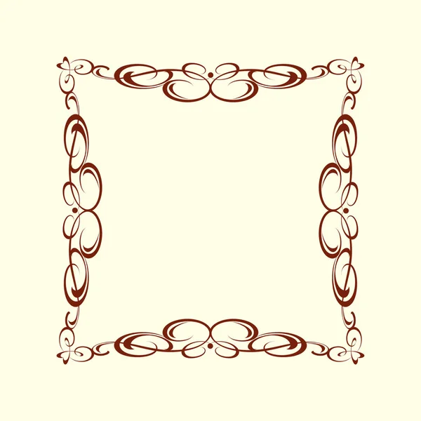 Marcos decorativos .Vintage vector.Well construido para una fácil edición . — Vector de stock