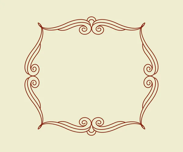 Cornici decorative .Vintage vector.Well costruito per una facile modificazione.Illustrazione vettoriale . — Vettoriale Stock